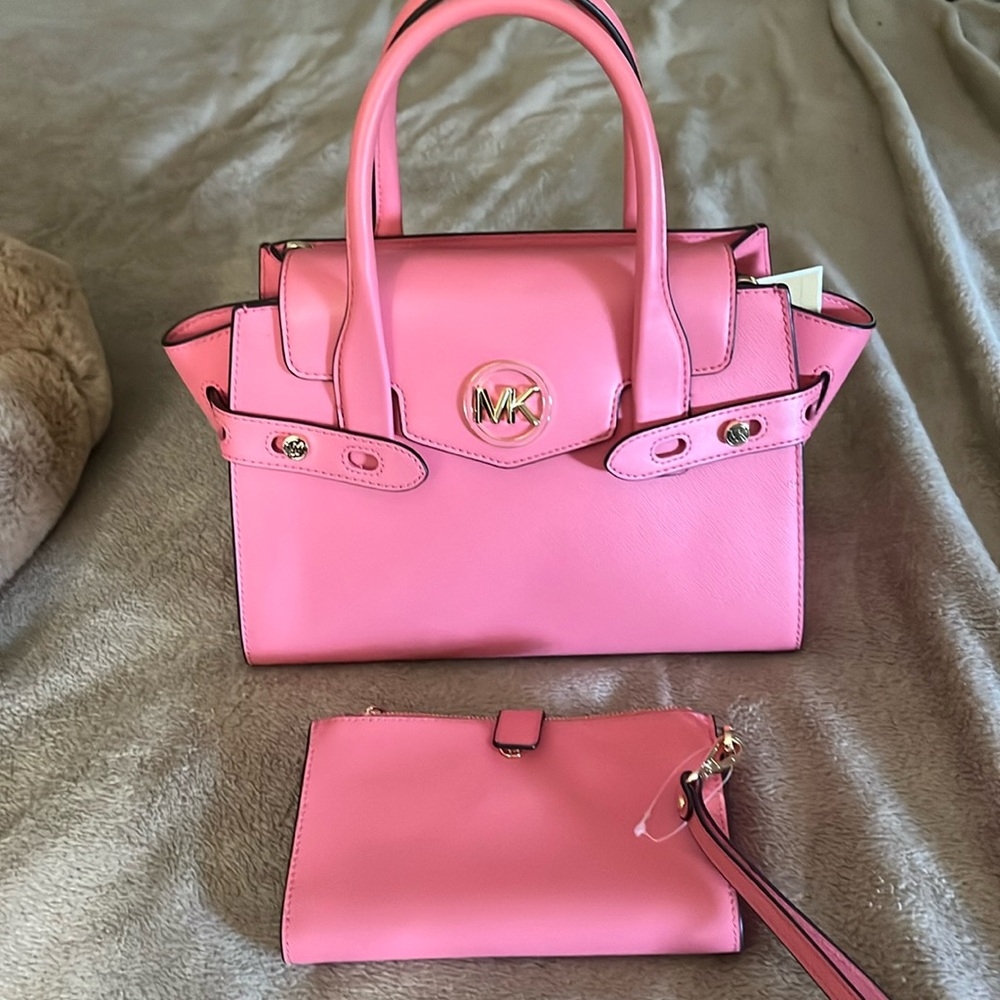 Michael Kors Handbag and clutch Wallet.